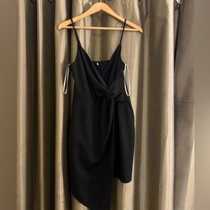 Lulus Ready for the Night Twist Front Knit Midress